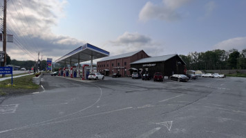 The Old Bat Factory Mobil Station outside