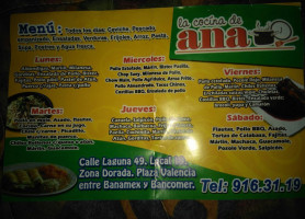 La Cocina De Ana food