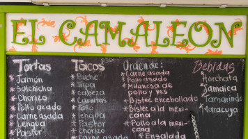 El Camaleon Food Truck menu