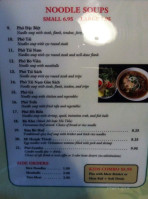 Pho 108 menu