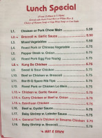 Dong Fang Kitchen menu