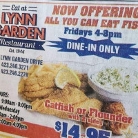 Lynn Garden menu