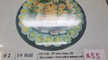 J J Sushi food