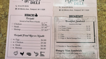 Grace Deli menu