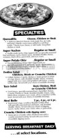 Taco John's menu