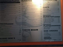 Alberto's Mexican Park City menu