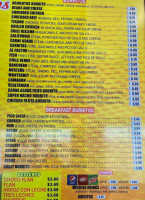 Los Aribertos menu