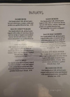 Fletchers Cafe menu