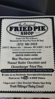 Fried Pies menu