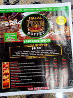 Halal Pizza Buffet food