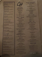 Chart House At The Golden Nugget Casino menu