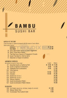 Bambu menu