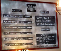 Wild Hare Cider Pub Garden menu