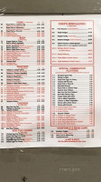 Great Wall menu