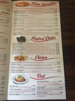 Sabatino's menu