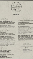 The Globe Chophouse menu