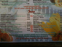 Enzo's Italian Eatery menu