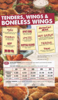 Buck's Pizza menu