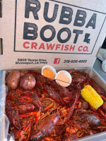 Rubba Boot Crawfish Co. food