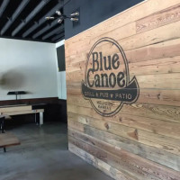 Blue Canoe outside