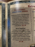 La Bodeguita De Mima Cuban Restaurant And Rum Bar menu