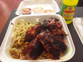 Red Hills Jerk Center food