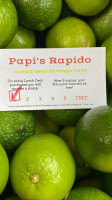 Papi's Rapido food