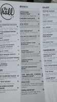 The Hall Cp menu