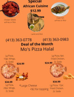 Mo's Pizza food