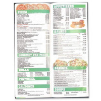 L&l Pizza menu