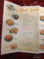 Oriental Chinese menu