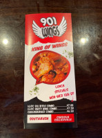 901 Wings Collierville menu