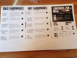 The Lucky Lunchbox menu