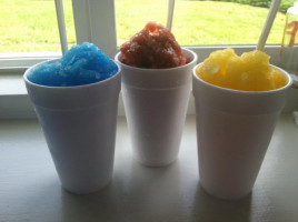 The Sno-ball Factory food