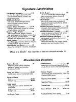 Smitty's Steaks menu