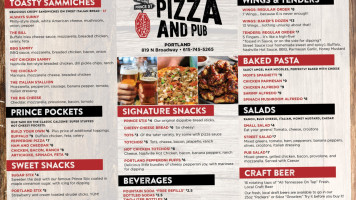 Portland Pizza Pub menu