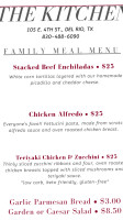 Fragola's Catering The Kitchen menu