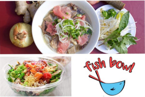 Fish Bowl Poke Pho food