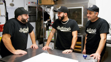 Bulldogs Cheesesteaks inside