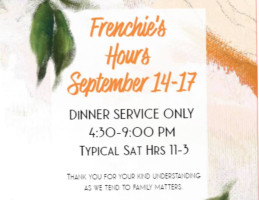 Frenchie's food