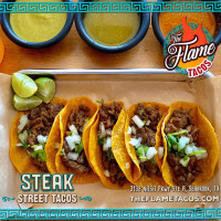 The Flame Tacos food
