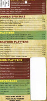 Pizza Wings Express menu