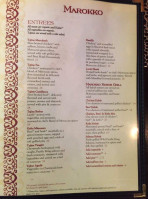 Marokko menu