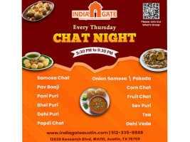 India Gate Austin food