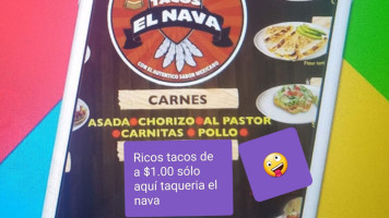 Tacos El Nava food