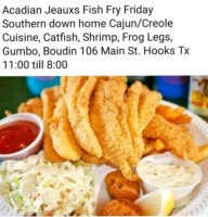 Acadiana Jeaux's Hooks Tx food