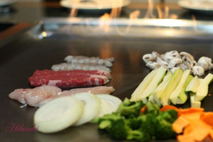 Kobe Steak, Sushi, Hibachi food