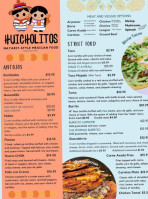 Huicholitos Mexican Food Mariscos menu