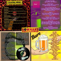 Bowman's Vinyl Lounge menu