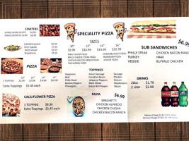 Amazing Pizza Wings menu
